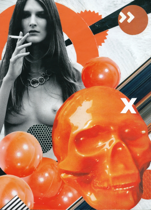 Consumable Goods (Orange) | The Collage Art of Joel Lambeth